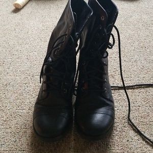 Black Combat Boots